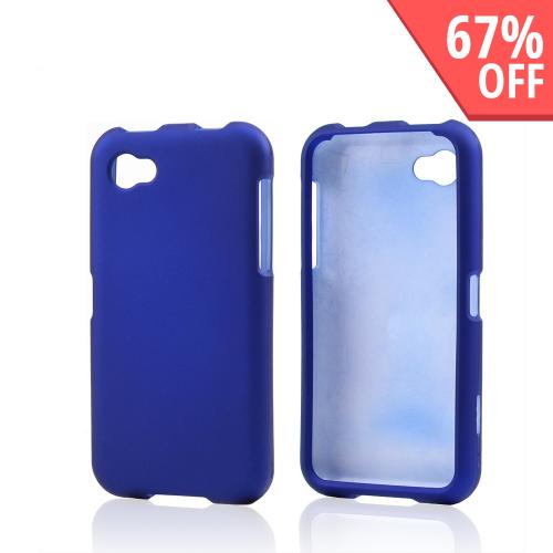 Blue Rubberized Hard Case for HTC First