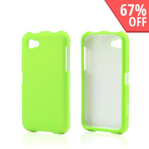 Neon Green Rubberized Hard Case for HTC First