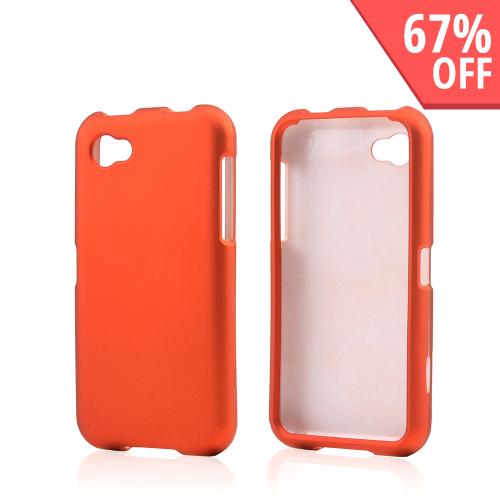 Orange Rubberized Hard Case for HTC First