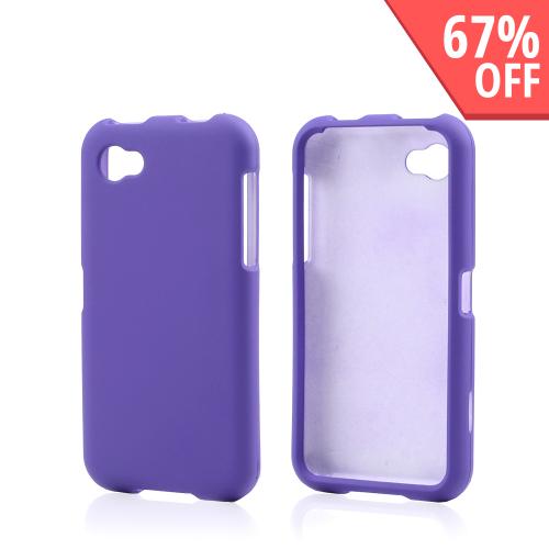 Purple Rubberized Hard Case for HTC First