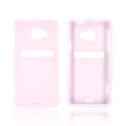 HTC EVO 4G LTE Rubberized Hard Case - White
