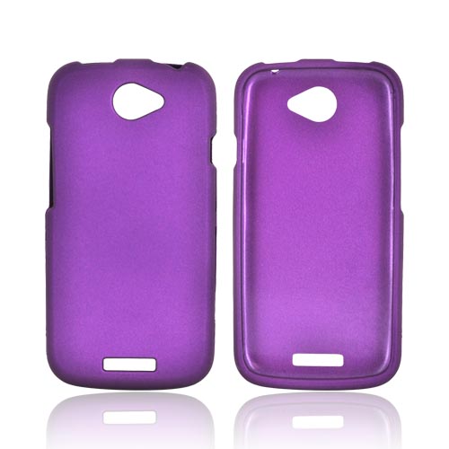 HTC One S Rubberized Hard Case - Purple