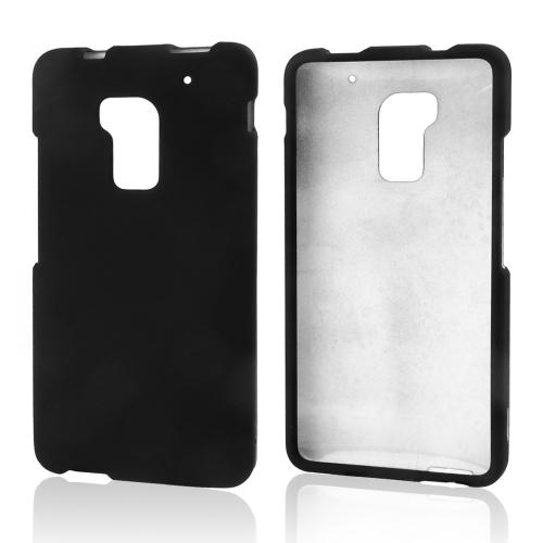 Black Rubberized Hard Case for HTC One Max