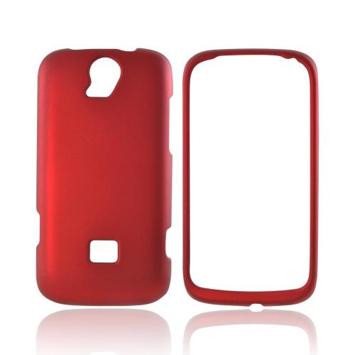 T-Mobile Huawei myTouch Q 2 Rubberized Hard Case - Red