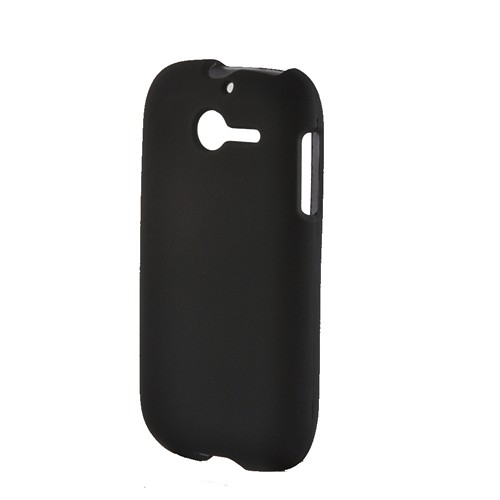 Black Rubberized Hard Case for Huawei Ascend Y