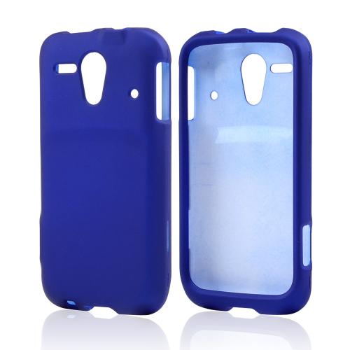 Blue Rubberized Hard Case for Kyocera Hydro Edge