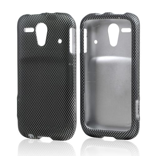 Carbon Fiber Design Rubberized Hard Case for Kyocera Hydro Edge