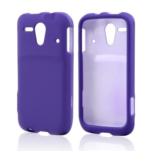 Purple Rubberized Hard Case for Kyocera Hydro Edge