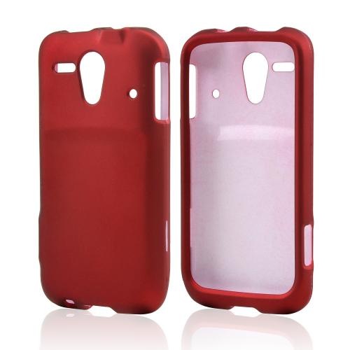 Red Rubberized Hard Case for Kyocera Hydro Edge