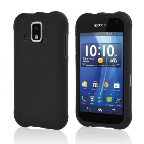 Black Rubberized Hard Case for Kyocera Hydro XTRM