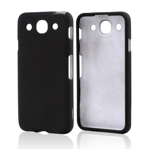 Black Rubberized Hard Case for LG Optimus G Pro