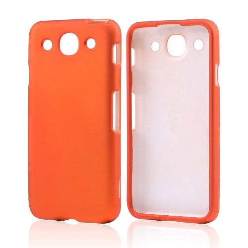 Orange Rubberized Hard Case for LG Optimus G Pro