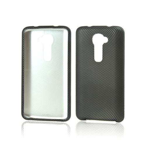 Black/ Grey Carbon Fiber Design Rubberized Hard Case for LG G2 (Verizon Version) Black/ Grey Carbon Fiber Design Rubberized Hard Case for LG G2 (Verizon Version)