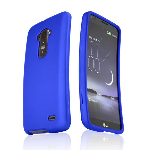 Blue Rubberized Hard Case for LG G Flex