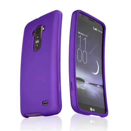 Purple Rubberized Hard Case for LG G Flex
