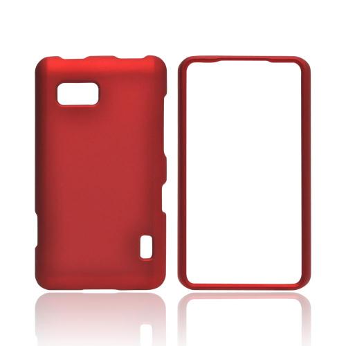 LG Mach Rubberized Hard Case - Red