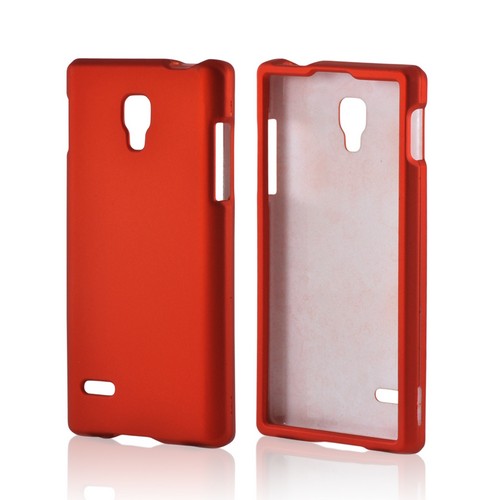 Orange Rubberized Hard Case for LG Optimus L9
