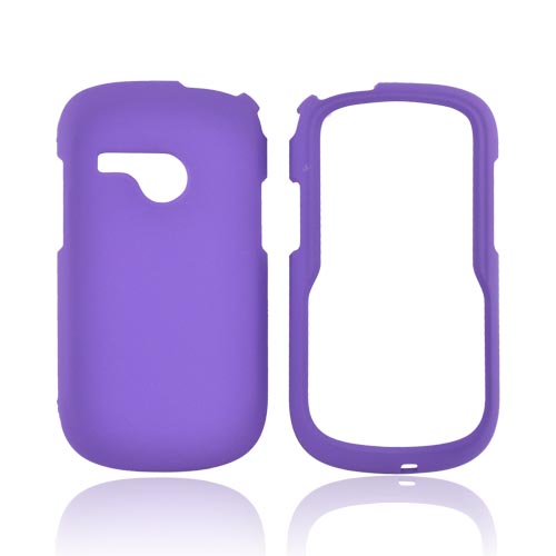 LG Saber UN200 Rubberized Hard Case - Purple