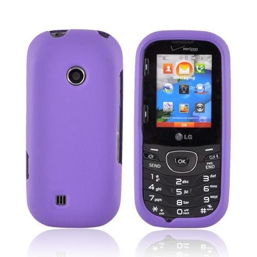 LG Cosmos 2 VN251 Rubberized Hard Case - Purple