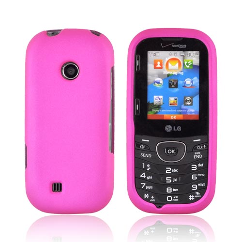 LG Cosmos 2 VN251 Rubberized Hard Case - Rose Pink