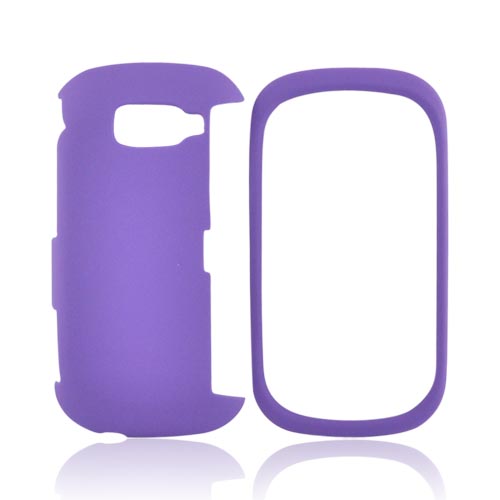 LG Octane VN530 Rubberized Hard Case - Purple