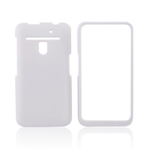 LG Revolution, LG Esteem Rubberized Hard Case - White