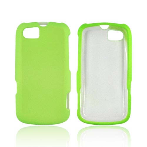 Motorola Admiral Rubberized Hard Case - Neon Green
