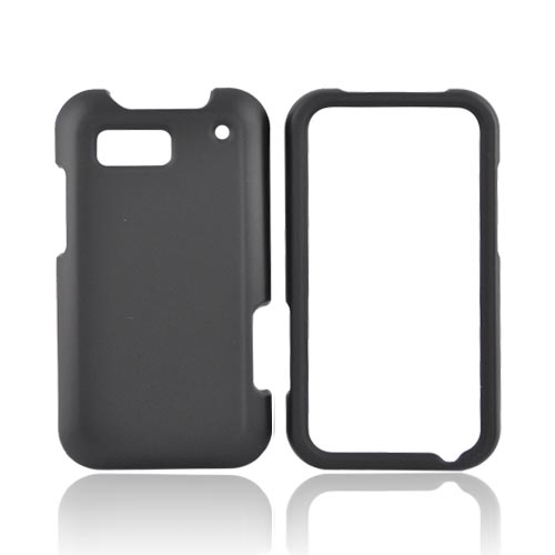 Motorola Defy Rubberized Hard Case - Black