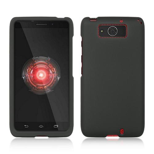 Black Rubberized Hard Case for Motorola Droid Ultra/ Droid MAXX