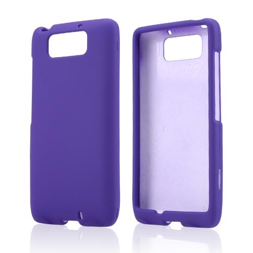 Purple Rubberized Hard Case for Motorola Droid Ultra/ Droid MAXX