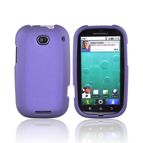 Motorola Bravo MB520 Rubberized Hard Case - Purple