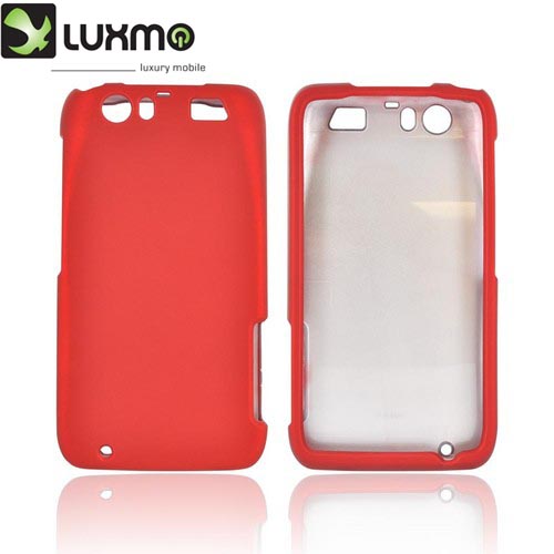 Motorola Atrix HD Rubberized Hard Case - Red