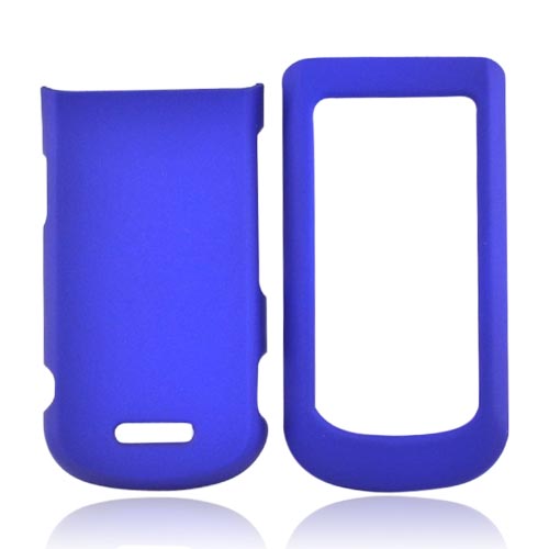 Motorola Bali WX415 Rubberized Hard Case - Blue