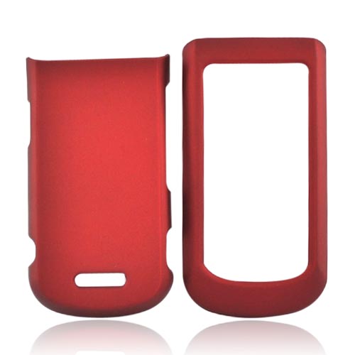 Motorola Bali WX415 Rubberized Hard Case - Red
