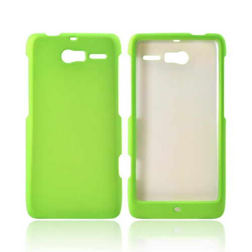 Motorola Droid RAZR M Rubberized Hard Case - Neon Green