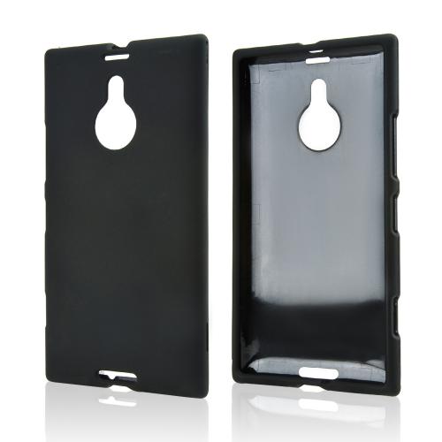 Black Rubberized Hard Case for Nokia Lumia 1520