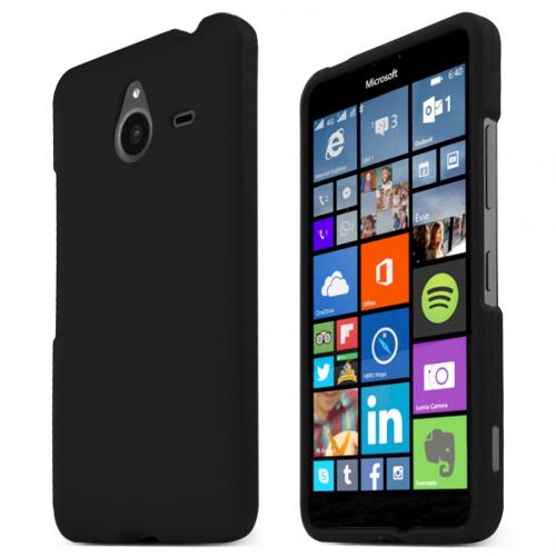 Nokia Lumia 640 XL Case, BLACK Slim & Protective Rubberized Matte Hard Plastic Case Nokia Lumia 640 XL Case, BLACK Slim & Protective Rubberized Matte Hard Plastic Case