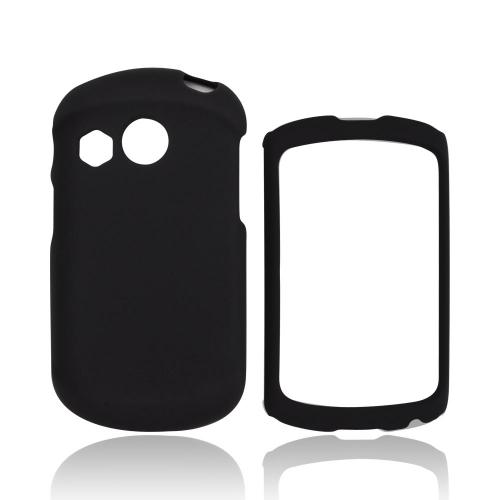 Pantech Swift Rubberized Hard Case - Black