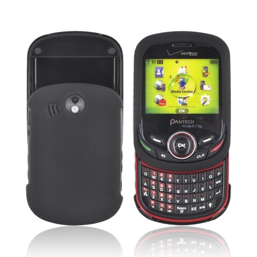 Pantech Jest 2 Rubberized Hard Case - Black