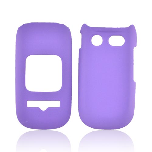 Pantech Breeze 3 Rubberized Hard Case - Purple