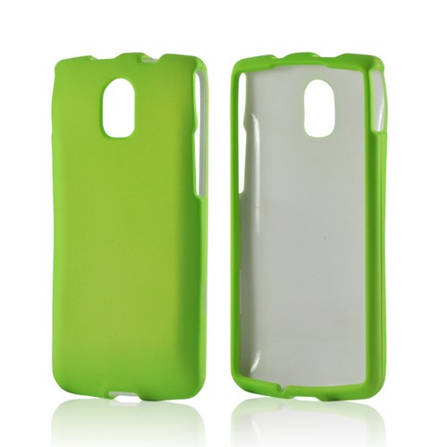 Neon Green Rubberized Hard Case for Pantech Discover