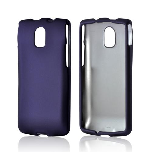 Purple Rubberized Hard Case for Pantech Discover