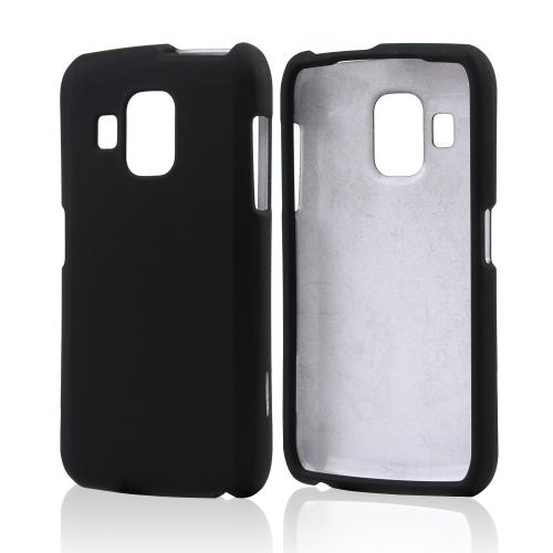 Black Rubberized Hard Case for Pantech Perception