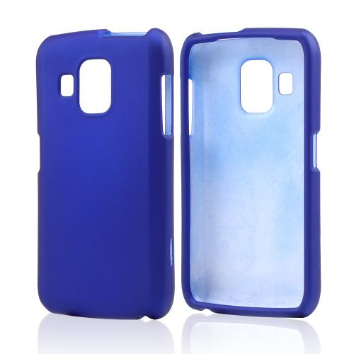 Blue Rubberized Hard Case for Pantech Perception