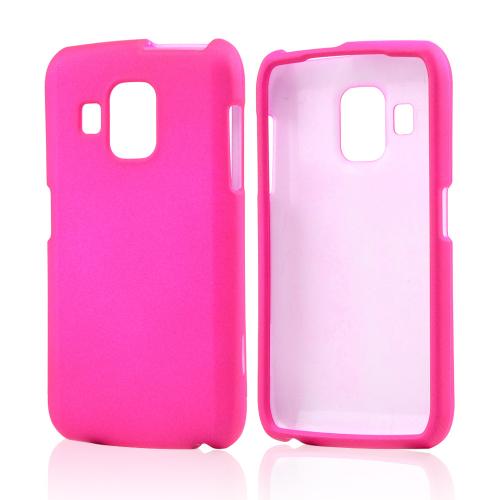 Hot Pink Rubberized Hard Case for Pantech Perception
