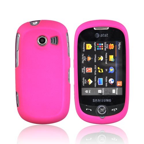 Samsung Flight II A927 Rubberized Hard Case - Hot Pink