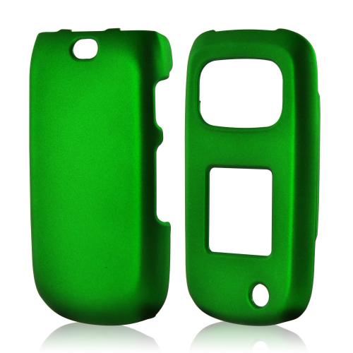 Green Rubberized Hard Case for Samsung Rugby 3