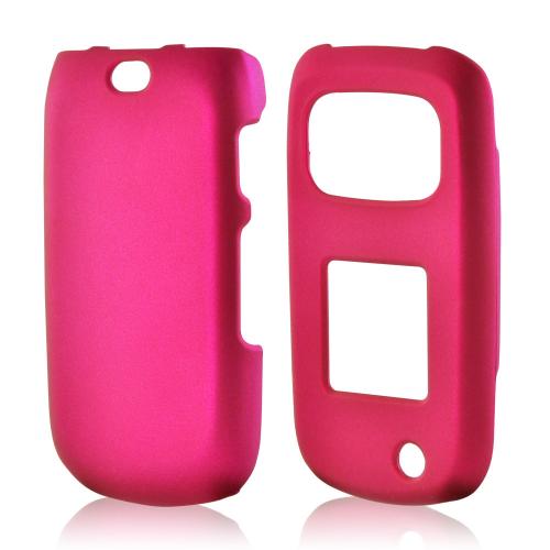 Rose Pink Rubberized Hard Case for Samsung Rugby 3