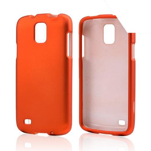 Orange Rubberized Hard Case for Samsung Galaxy S4 Active