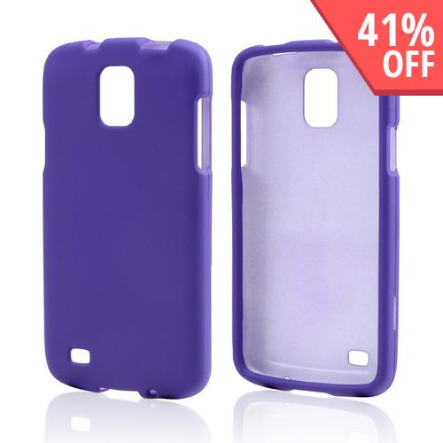 Purple Rubberized Hard Case for Samsung Galaxy S4 Active